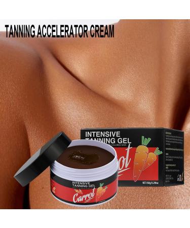 Intensive Carotene Tanning Gel - Accelerate Your Outdoor Tan & Achieve Radiant Glow | Haute Beauty Shine Brown Tanning Gel for Sun-Kissed Skin - Buy Online on GoSupps.com