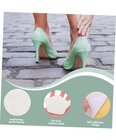 FRCOLOR 9 Pairs Cuttable Half Size Heel Pads & Grips - Comfort for Women's High Heels | Abrasion-Proof White Sponge - Buy Online on GoSupps.com