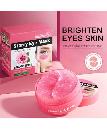 Under Eye Gel Patches for Smooth Skin Starry Eye Mask With Rose and Collagen Hydrating Under Eye Mask for Dark Circles 30 Pairs - Buy Online on GoSupps.com