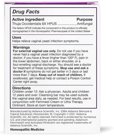 Femmesil Ultra Therapy Feminine Care Relief Kit - Fast Relief for Yeast Infections, Itching, Odor, and Irritation - Restores pH Balance - 28g Tube and 75g Soap - Buy Online on GoSupps.com
