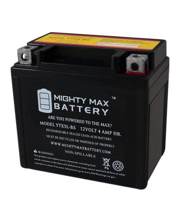 Mighty Max Battery YTX5L-BS Replacement for ATV Battery KAWASAKI KFX90 90CC 07-'09