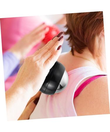 Fomiyes Hand Massage Ball - Muscle Relief & Fitness Circulation Roller - Cold Foot Massage Device (6.5x6.5x6cm Black) - Buy Online on GoSupps.com