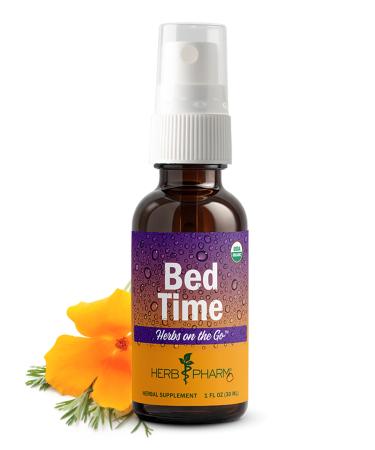 Herb Pharm Herbs on The Go Portable Spray Bed Time 1 Fl Oz