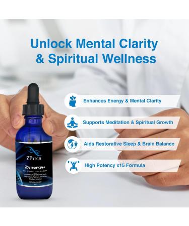 ZP.TECH Zynergy+ Ormus Colloidal Liquid Gold Concentrate Pure Monoatomic Ormus Gold and Indium Third Eye Awakening 24K Food Grade Ormus Au & in - 2 Oz - Buy Online on GoSupps.com