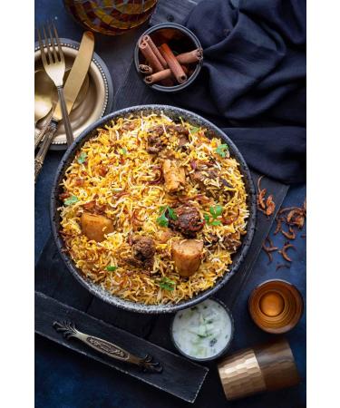 Balsara's Balsara's Biryani Mixes for chicken meat fish vegetables spicy rice Pilaf Pulao Rich and aromatic blend for Indian Arabic Pakistani cuisine (60g of Memoni Mutton Biryani)