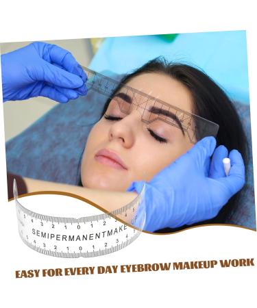 FOMIYES 1pc Eyebrow Ruler Eyebrows Pour Measure Stencil Brow Mapping Eyebrow Balance Ruler Tool Embroidery - Buy Online on GoSupps.com