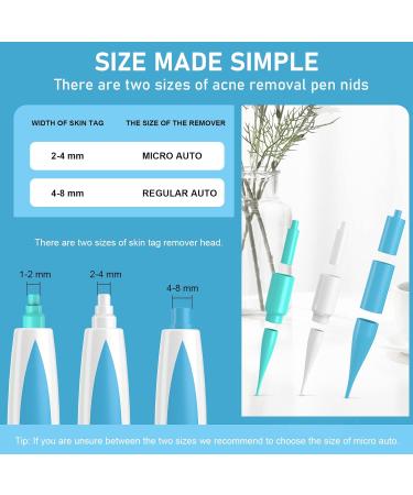 Remove Stem Warts Fast Kit | 2-in-1 Skin Day Remover for Micro to Large Warts (1mm-8mm) | Safe & Painless | 60-Day Bands Included - Buy Online on GoSupps.com