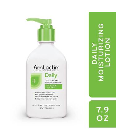 Amlactin Daily 12% Lactic Acid Moisturizing Lotion - Fragrance-Free 7.9 oz - Buy Online on GoSupps.com