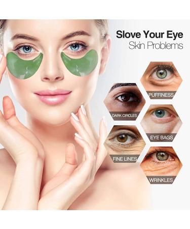 Anti-Aging Eye Pads | Hyaluron Collagen Gel Masks for Dark Circles & Puffiness - 60 PCS - Buy Online on GoSupps.com
