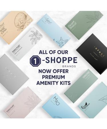 Terra Pure White Tea & Coconut Amenity Kit | Travel Size Shampoo Conditioner Lotion & More | 75 Pieces - Eco-Friendly Luxury Accessories for Hospitality - Buy Online on GoSupps.com