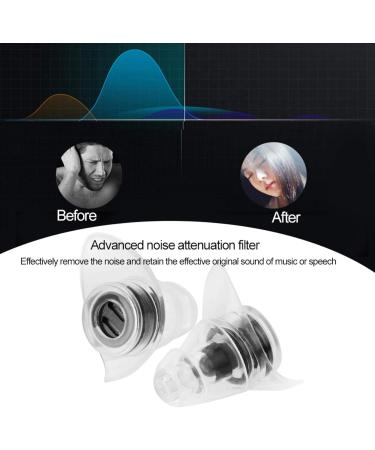 Sonew High Fidelity Ear Plugs for Concerts - 27dB Noise Reduction Earplugs with Case - Black - Buy Online on GoSupps.com