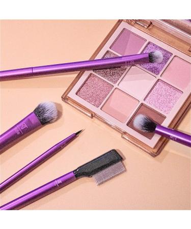 Real Techniques Enhanced Eye Set - Purple 6 Piece Makeup Brush Kit - Buy Online on GoSupps.com