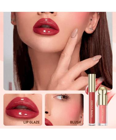 Liquid Blush - Natural Looking Matte Blush for Cheeks | Versatile Lightweight Long Lasting Blendable Creamy Lipstick Set for Face Eyes and Lips Ristyur - Buy Online on GoSupps.com