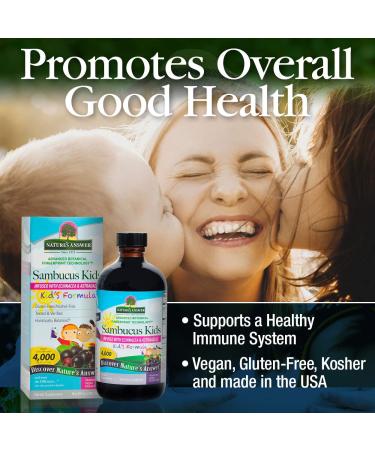 Nature's Answer Sambucus Kids Formula - 4000 mg, 8 fl oz | Immune Support - Buy Online on GoSupps.com