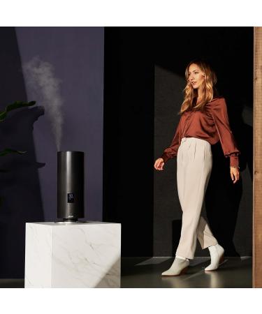 Duux Beam Mini 2 Humidifier - Ultrasound Control Remote & Smartphone 3L Capacity for 30m - Ideal for Humid Bedrooms - Black - Buy Online on GoSupps.com