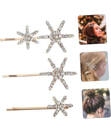 FRCOLOR 3 Sets Star Hairpin Folding Metal Comb Wedding Headpiece for Bride Hair Accessories for Women Hair Barrettes Hair Clip Women Barrette Clip Women's Female Star Rhinestones Korean - Buy Online on GoSupps.com