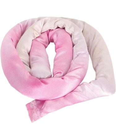 Verdant Touch Spiral Lock Hair Tie Bendable Iron Wire Dreadlocks Hair Tie Imitated Silk Tie Dye Pink 180mm Spiral Lock Hair Tie - Buy Online on GoSupps.com