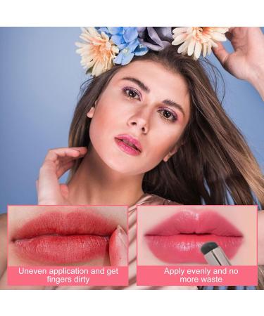NICENEEDED Silicone Lip Concealer Makeup Brushes - 2 PCS Portable Lip Gloss & Lipstick Applicator Tools for Women - Optimal Silicone Lip Makeup Brushes with Tube Protector - Buy Online on GoSupps.com