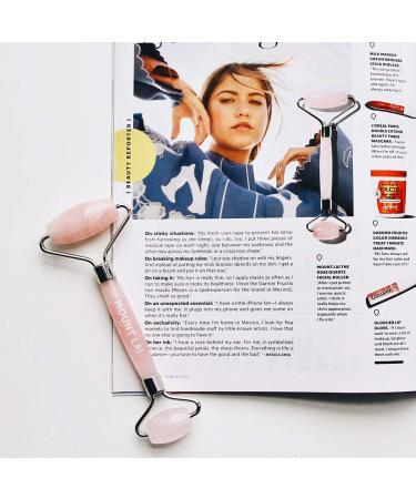Mount Lai Rose Quartz Facial Roller - Enhance Your Skincare Routine - Buy Online on GoSupps.com