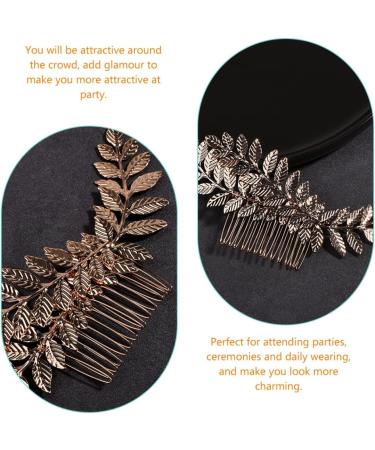 FRCOLOR Comb Bridal Headpiece Leaf Decor Wedding Hair Accessories Bride Headband Bride Hair Accessories Wedding Bridal Headband Women Hair Accessories Hair Accessories for Women Zinc Alloy - Buy Online on GoSupps.com