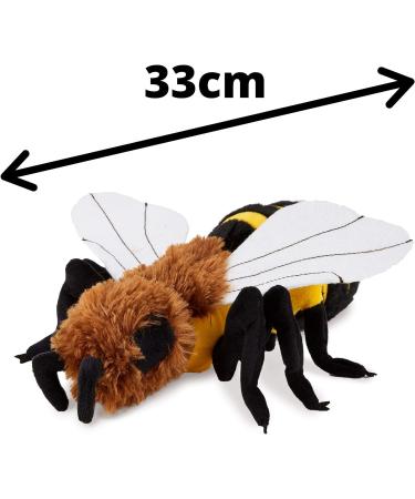 Zappi Co Plush Honey Bee Stuffed Toy - 30cm - Safari Animals Collection for Kids - Buy Online on GoSupps.com