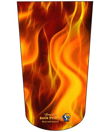 Amputee Sock BTKA Flames V1 3PLY Amputee Stump Sock Small-Large