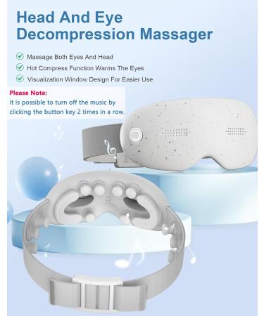 Atopskins Bluetooth Sleep Eye Mask Heated Eye Massager with Soothing Music for Ultimate Relaxation | Shop Internationally - Buy Online on GoSupps.com