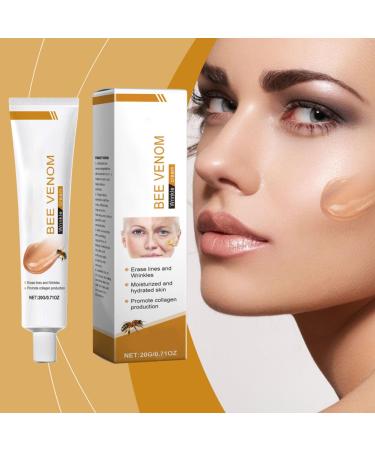Nybhyjka 3 Pieces Boto-x Bee Veno-m Wrink-le Removal Cream Daily Facial Moisturizer Bee Veni-n Anti-Wrinkle Cream Bee Extract Face Cream 20G For Dry Skin