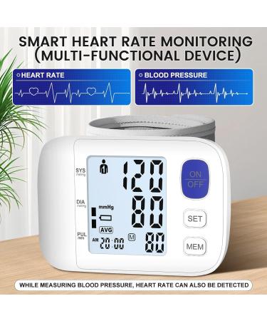 Wrist Blood Pressure Monitors for Home Use - Large LCD Display Adjustable Cuff 99 Memory Sets & Carrying Case - Buy Online on GoSupps.com