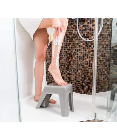 Demi's Home Grey Shower Foot Rest - Pedicure Foot Rest (Supplies Not Included) - Buy Online on GoSupps.com