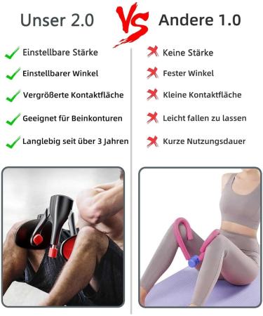 Adjustable Thigh Trainer & Pelvic Floor Trainer | Multifunctional Leg & Butt Workout Equipment for Home - For Women & Men - Buy Online on GoSupps.com