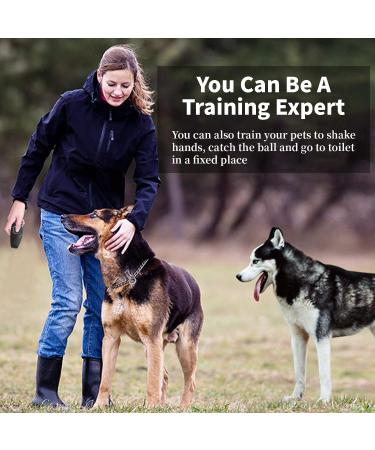 Dog Training Clicker & Whistle Combo - Long Distance & Multifunctional (Black) - Buy Online on GoSupps.com