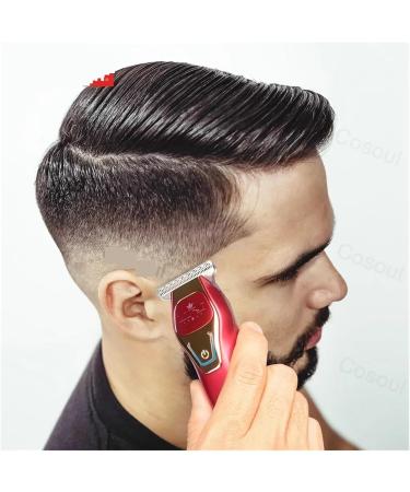Mini Portable Electric Hair Clipper - Razors Hair Trimmer for Bald Head & Barber Haircuts - Fashion Red - Buy Online on GoSupps.com