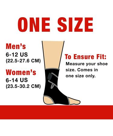 ACE Brand Adjustable Compression Ankle Support - Moderate Support for Weak, Sore, or Injured Joints - One Size Fits Most - Buy Online on GoSupps.com