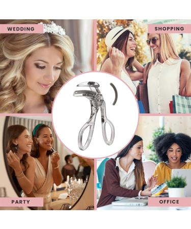 Portable Eyelash Curler Travel Eyelash Curler | Professional Tool for Curly Eyelashes | Wide Angle Hand Eyelash Curler for Beginners with Replacement Pad for Teen Girls - Buy Online on GoSupps.com