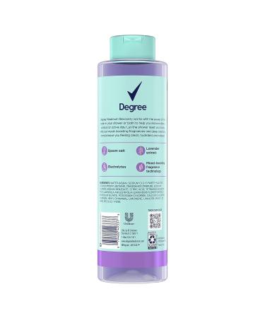 Degree Maximum Recovery Body Wash and Soak | Lavender Extract + Epsom Salt | Post-Workout Skincare | 22 oz - Buy Online on GoSupps.com
