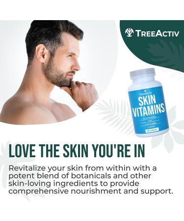 TreeActiv Skin Vitamins 30-Day Treatment | Dissolves from Within | Treats & Prevents | 60 Tablets - Buy Online on GoSupps.com