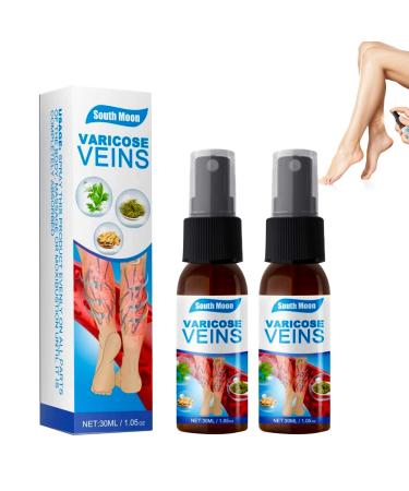 2 pieces veinhealing varicose vein treatment spray varicose vein spray varicose vein sooting spray vein treat spray veinhealing varicose vein spray for legs (2 pc)