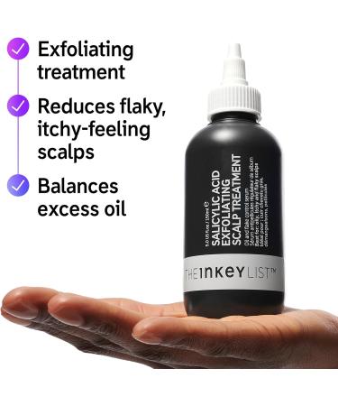The INKEY List 2% Salicylic Acid Scalp Treatment - 150ml - Controls Oiliness, Reduces Flakes & Itchiness - Buy Online on GoSupps.com