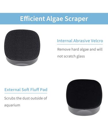 Pawfly Algae Scraper Magnetic Brush for Nano Fish Tank Glass - 2 Inch - Buy Online on GoSupps.com
