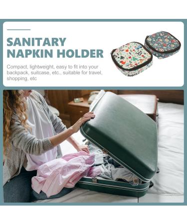Stahad Girls Sanitary Organizer Bag - Menstrual Card Holder Makeup Wallet & Jewelry Storage - Buy Online on GoSupps.com