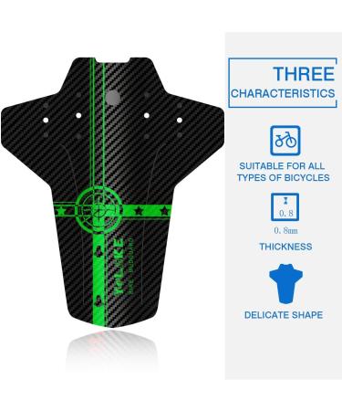 FETESNICE Mountain Bike Fender Set - Front and Rear Mud Guards for 20-29 Bicycles, Adjustable, Green - Buy Online on GoSupps.com