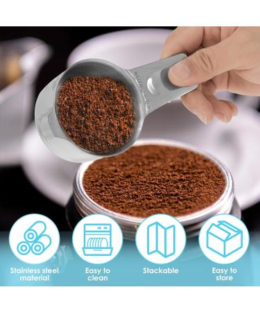 Abizarch 13Pcs Measuring Cup Spoon Set Stainless Steel Measuring Cup Spoon with Clear Scale Rustproof Kitchen Measuring Cup and Spoon Set for Home Cooking Baking ZHAZHAMO(Style 1) - Buy Online on GoSupps.com