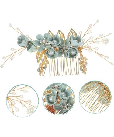 KONTONTY Bridal Hair Comb Hair Accessories for Women Retro Hair Comb Clips Hair Clips Wedding Hair Comb Wedding Combs for Hair for Bride Jewelry Vintage Bridal Hair Jasmine Pearl Mother - Buy Online on GoSupps.com