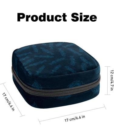 Fish Sanitary Napkin Storage Bag | Period Bag for Teen Girls | Feminine Product Pouch with Zipper | Multicolored Design | 15 Pack - Buy Online on GoSupps.com