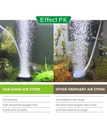 Hygger 2 Inch Aquarium Air Stone | Ultra Silent Oxygen Diffuser for Fish Tank & Hydroponic Systems - Buy Online on GoSupps.com