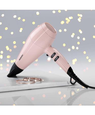 Babyliss Hair Dryer Blush Pink 2200W Light Design 5337PRE - Buy Online on GoSupps.com