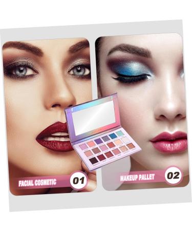 BIUDECO 1pc 15 15 Colors Eye Shadow Plate Makeup Eyeshadow Shadow Powder Cosmetic Pallet Eyeshadow Compact - Buy Online on GoSupps.com