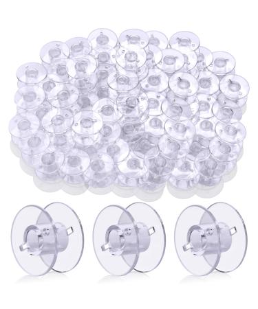 50 pcs Bobbins for Sewing Machine- Eoehro, Sa156 Bobbin, 15j bobbins, Bobbins Class 15, Sewing Machine Bobbins,Sewing Accessories, Plastic Bobbins(50 pcs)