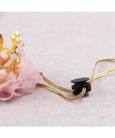 Nishine Gold & Silver Crown Headband for Dogs & Cats - Pink Tulle Mesh Tiara Hairband for Pet Costumes & Parties - Buy Online on GoSupps.com